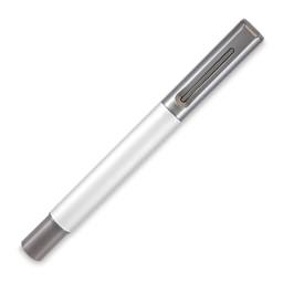 Monteverde Ritma Rollerball Pen - Silver, cap on