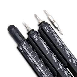 Monteverde Tool Ballpoint Pen - Black, stylus and screwdriver tools