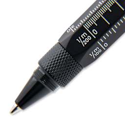 Monteverde Tool Ballpoint Pen - Black, close up