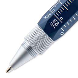 Monteverde Tool Ballpoint Pen - Navy Blue, close up