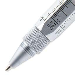 Monteverde Tool Ballpoint Pen - Silver, close up