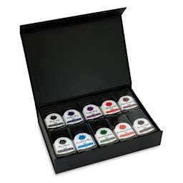 Monteverde Core Fountain Pen Inks - Gift Set of 10, contents