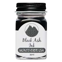 Monteverde Core Fountain Pen Ink - Black Ash, 30 ml