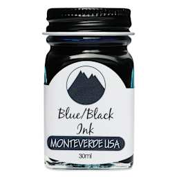 Monteverde Core Fountain Pen Ink - Blue Black, 30 ml