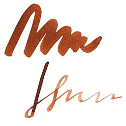 Monteverde Core Fountain Pen Ink - Canyon Rust swatch