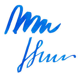 Monteverde Core Fountain Pen Ink - Capri Blue swatch