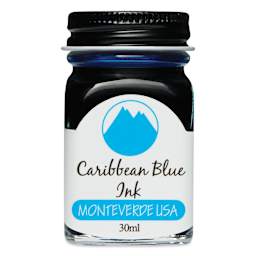 Monteverde Core Fountain Pen Ink - Caribbean Blue, 30 ml