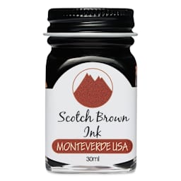 Monteverde Core Fountain Pen Ink - Scotch Brown, 30 ml