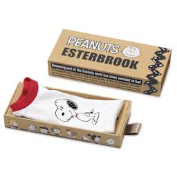 Esterbrook Peanuts 75th Anniversary Ballpoint Pen - Snoopy packaging with collectible