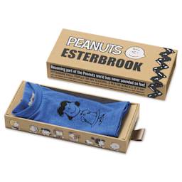Esterbrook Peanuts 75th Anniversary Fountain Pen - Lucy packaging with collectible