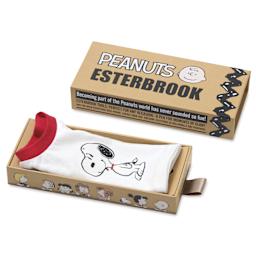 Esterbrook Peanuts 75th Anniversary Fountain Pen - Snoopy packaging with collectible