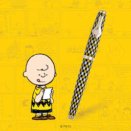 Esterbrook Peanuts 75th Anniversary Fountain Pen - Charlie Brown pen with cartoon