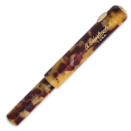 Esterbrook Niblet Fountain Pen - Tortoise, Medium Nib, capped