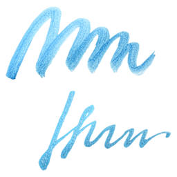 Yasutomo Liquid Metallic Sumi Ink - Blue swatch