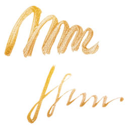 Yasutomo Liquid Metallic Sumi Ink - Gold swatch