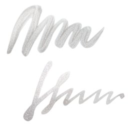 Yasutomo Liquid Metallic Sumi Ink - Silver swatch