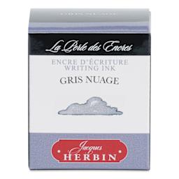 Herbin La Perle des Encres The Jewel of Inks Fountain Pen Ink - Gris Nuage (Cloud Grey), 30 ml, front of packaging