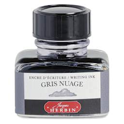 Herbin La Perle des Encres The Jewel of Inks Fountain Pen Ink - Gris Nuage (Cloud Grey), 30 ml