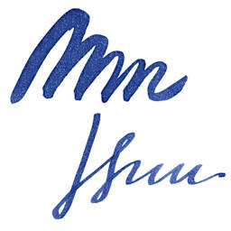Herbin La Perle des Encres The Jewel of Inks Fountain Pen Ink - Bleu Myosotis (Forget-Me-Not Blue) swatch