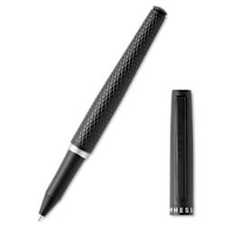 Tom Hessin Magnetic Series Rollerball Pen - Carbon, pen and cap