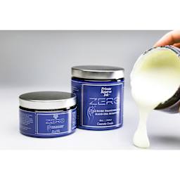 Private Reserve Ink Zero Luxury Professional Hand Ink Remover - 4 oz and 8 oz jars with product being poured out.