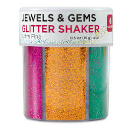 Glitter Shaker - Jewels & Gems, 0.5 oz