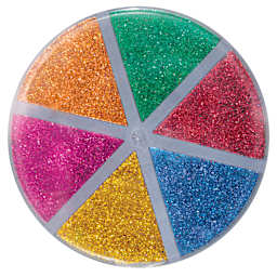 Glitter Shaker - Jewels & Gems, 0.5 oz, bottom of shaker