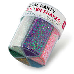 Glitter Shaker - Petal Party, 0.5 oz, side of shaker