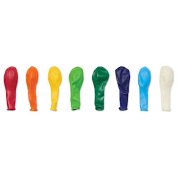 Hygloss Colorful Latex Balloons - Assorted, 5", Pkg of 144