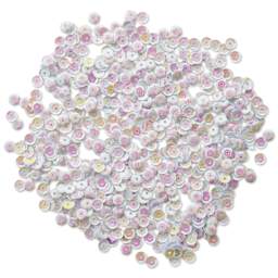 Cousin DIY Cupped Sequins - White Iridescent, 5 mm