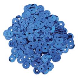 Cousin DIY Cupped Sequins - Pkg of 800, Royal Blue, 5 mm