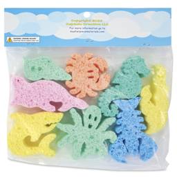 Captain Creative Super Sponges - Sea Life - back of packaging