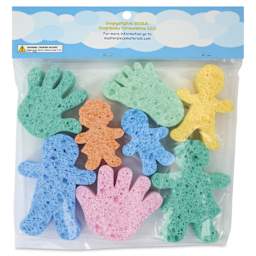 Captain Creative Super Sponges - All About Me - back of packaging