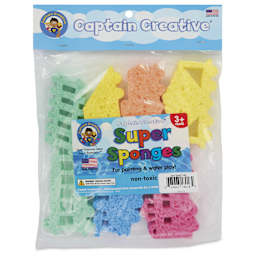 Captain Creative Super Sponges - Train - front of packaging
