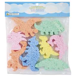 Captain Creative Super Sponges - Dinos - back of packaging