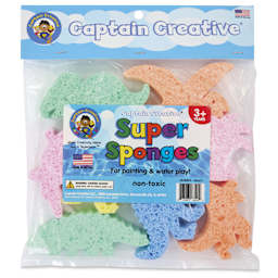 Captain Creative Super Sponges - Dinos - front of packaging