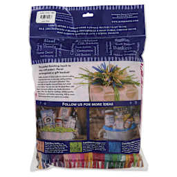 SuperMoss Raffia - Pink, 4 oz - back of packaging