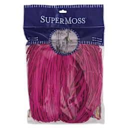 SuperMoss Raffia - Pink, 4 oz - front of packaging