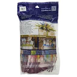 SuperMoss Raffia - Burgundy, 8 oz - back of packaging