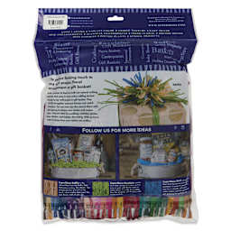 SuperMoss Raffia - Burgundy, 4 oz - back of packaging