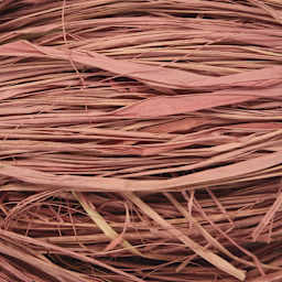 SuperMoss Raffia - Dusty Rose - close-up