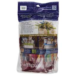 SuperMoss Raffia - Christmas Red, 8 oz - back of packaging