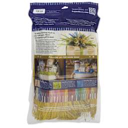 SuperMoss Raffia - Yellow, 8 oz - back of packaging