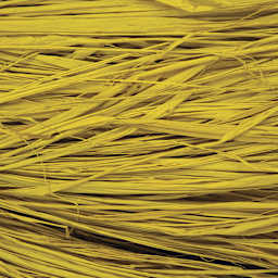 SuperMoss Raffia - Yellow - close-up