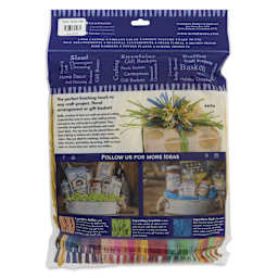 SuperMoss Raffia - Yellow, 4 oz - back of packaging