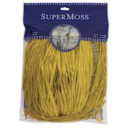 SuperMoss Raffia - Yellow, 4 oz - front of packaging