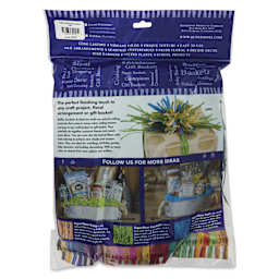 SuperMoss Raffia - Williamsburg Blue, 4 oz - back of packaging