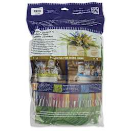 SuperMoss Raffia - Grass Green, 8 oz - back of packaging