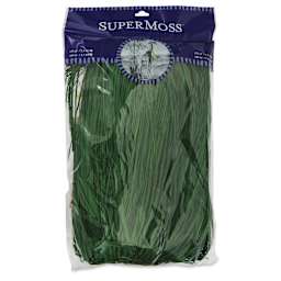 SuperMoss Raffia - Christmas Green, 8 oz - front of packaging