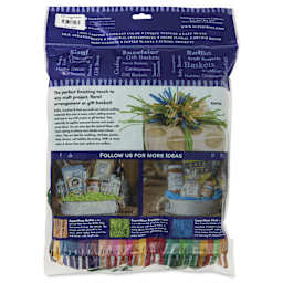 SuperMoss Raffia - Christmas Green, 4 oz - back of packaging